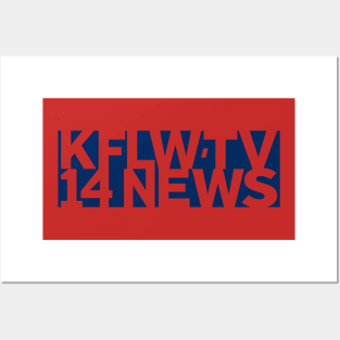 Die Hard – KFLW-TV 14 News Logo Posters and Art